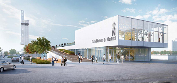 Jetée Alexandra, un des projets dévoilés lors du Forum Stratégique de la Chambre de Commerce du Montréal Métropolitain.