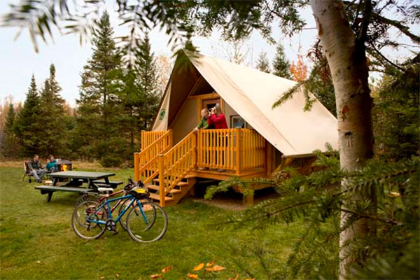 Les tentes de luxe Otentik de Parcs Canada
