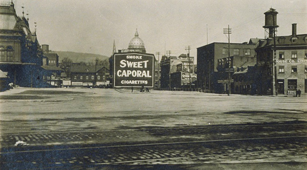 Le square en 1911