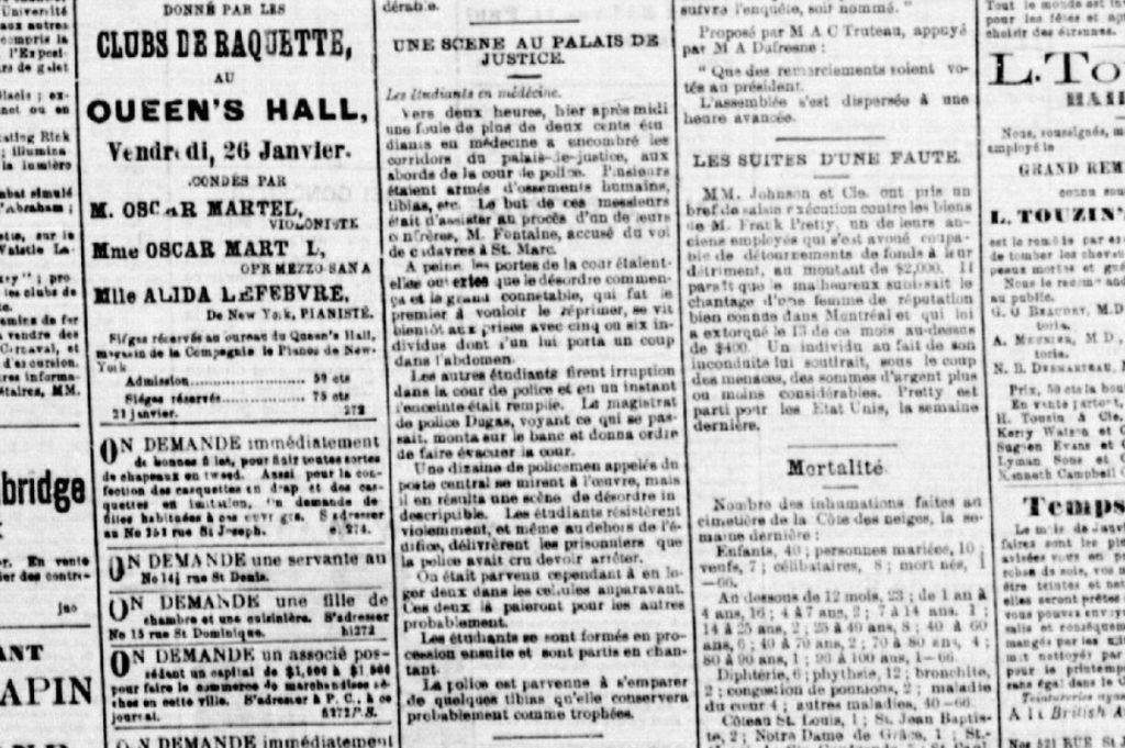 Texte paru dans la Patrie du 24 janvier 1883.