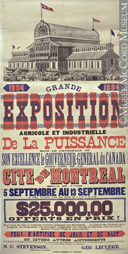 Poster de l'exposition Agricole de 1884