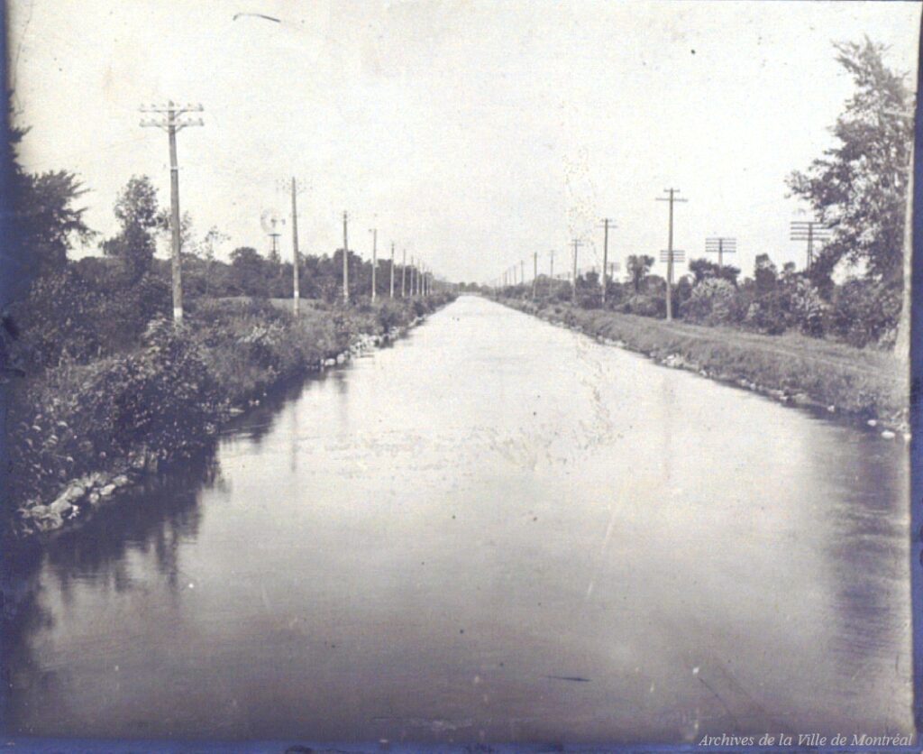 L'aqueduc original en 1906